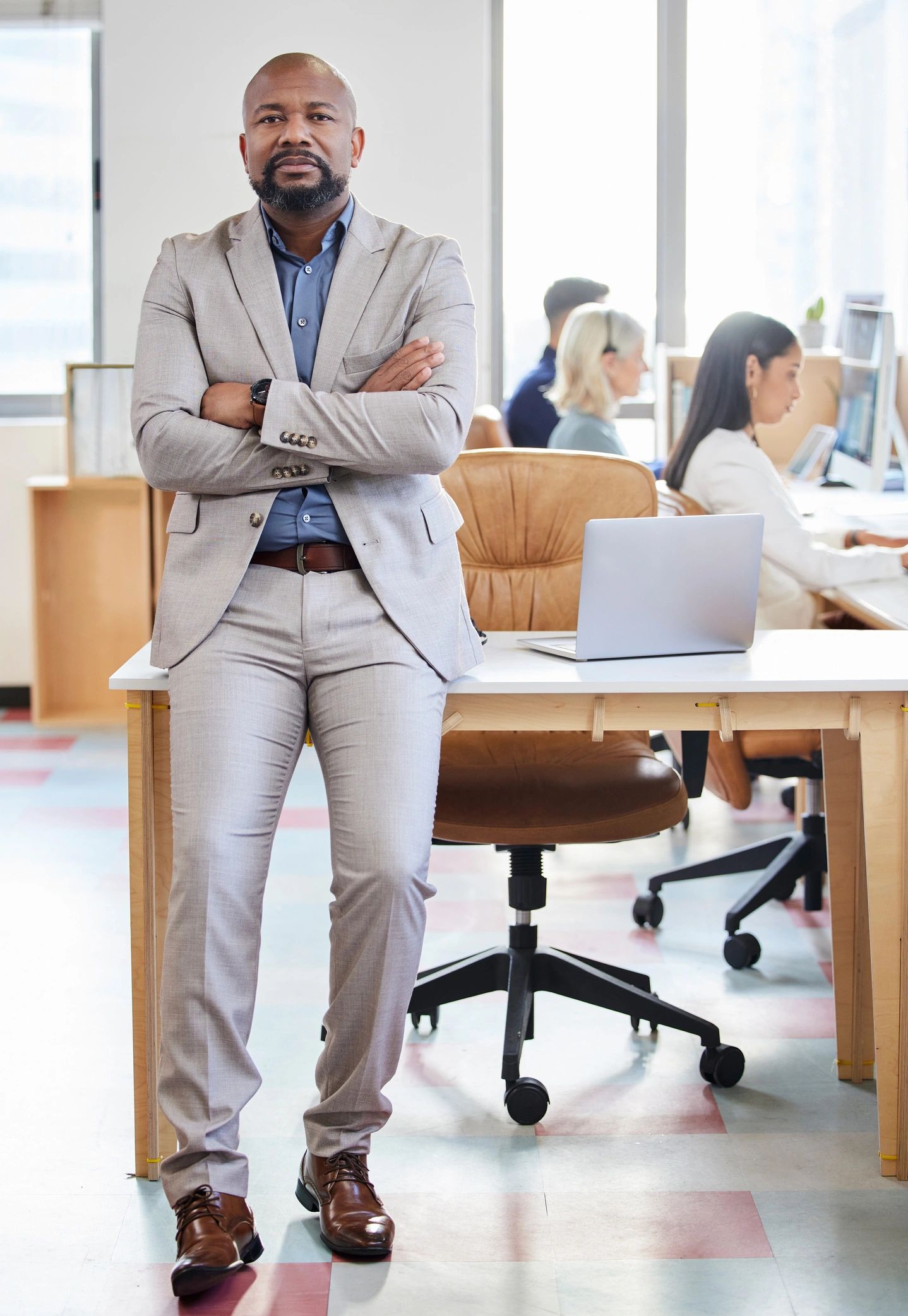 Portrait of buyer relations manager