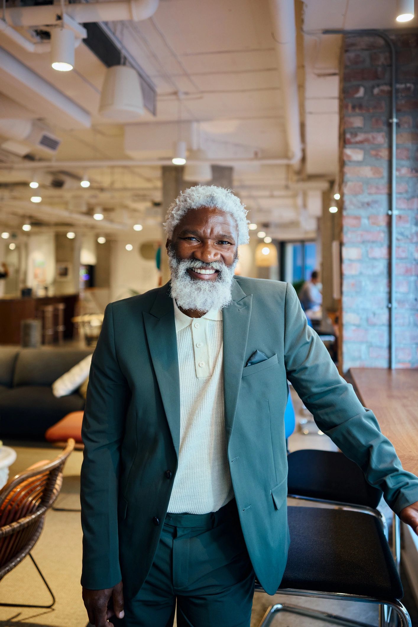Portrait of managing director