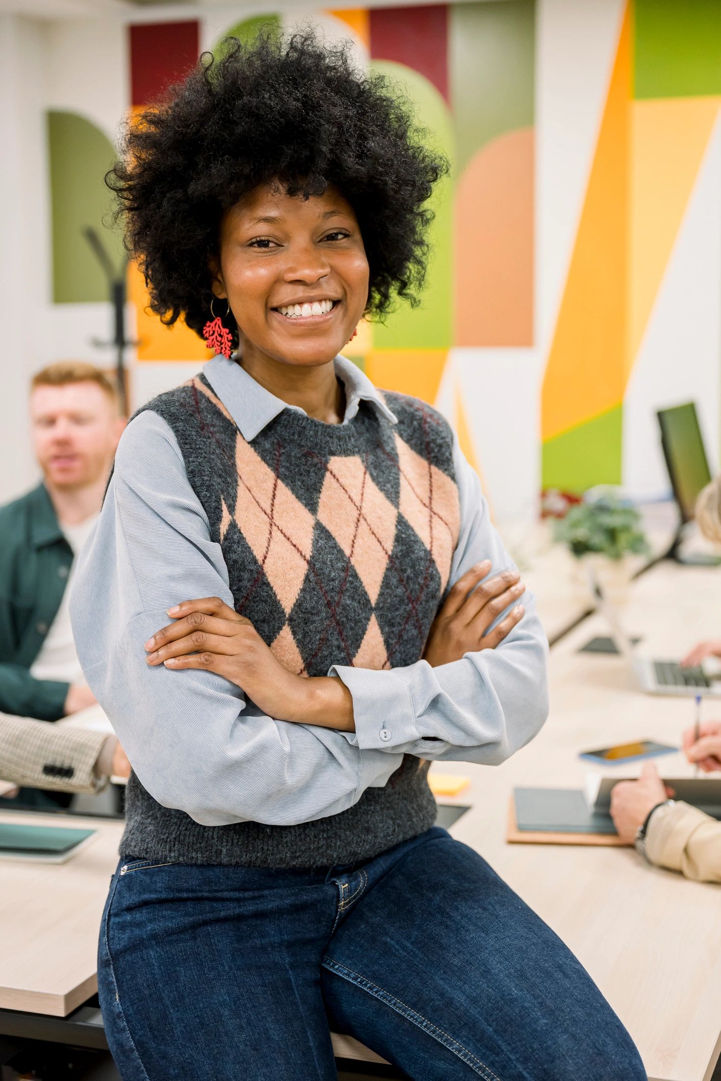 Portrait of trade operations lead